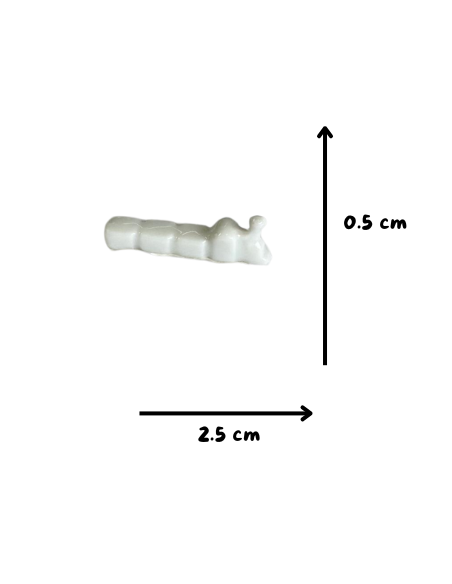 Figurine train en porcelaine