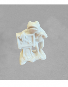 Figurine grenouille orgue de barbarie