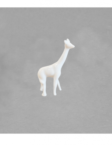 Figurine girafe en porcelaine