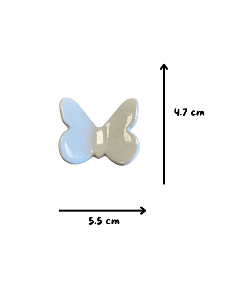 Figurine papillon en porcelaine