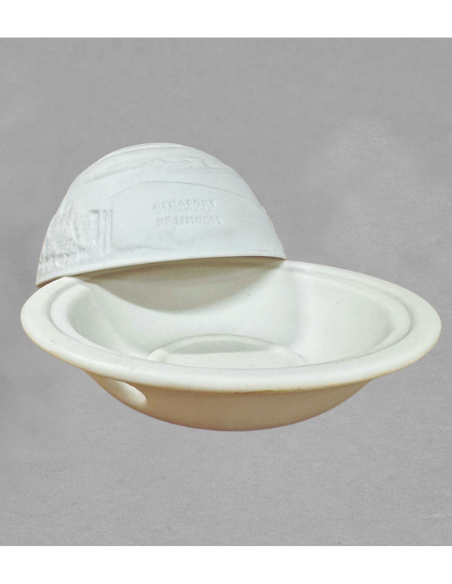 Potophore aéroport en biscuit de porcelaine blanche de Limoges