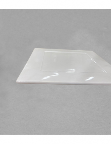 Assiette carré cadre