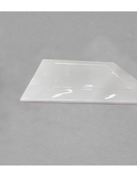 Assiette carré cadre