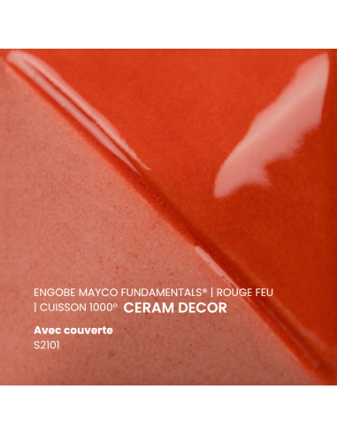 Engobe UG206 ROUGE FEU | MAYCO