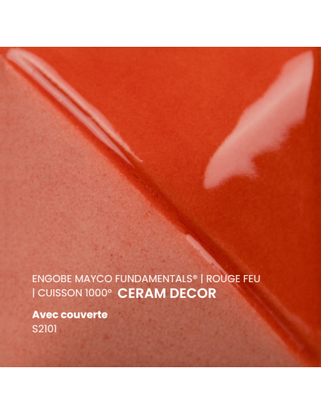 Engobe UG206 ROUGE FEU | MAYCO