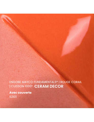 Engobe UG217 Rouge corail | MAYCO