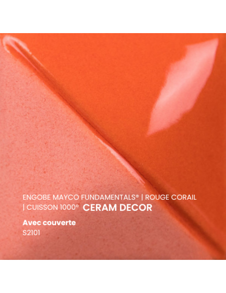 Engobe UG217 Rouge corail | MAYCO
