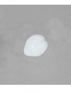 Grande coccinelle en porcelaine blanche