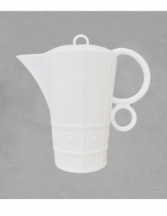 Théière Osmose en porcelaine blanche de Limoges