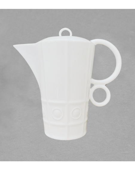 Théière Osmose en porcelaine blanche de Limoges