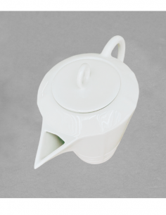 Théière Osmose en porcelaine blanche de Limoges 2