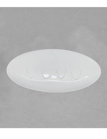 Plat dégustation Prestige en porcelaine blanche