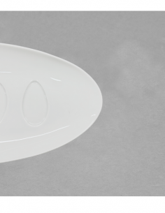 Plat dégustation Prestige en porcelaine blanche 2