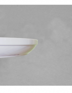 Légumier empilable de 42 cm en porcelaine blanche 2