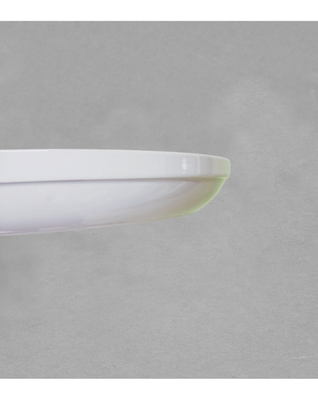 Légumier empilable de 50 cm en porcelaine blanche