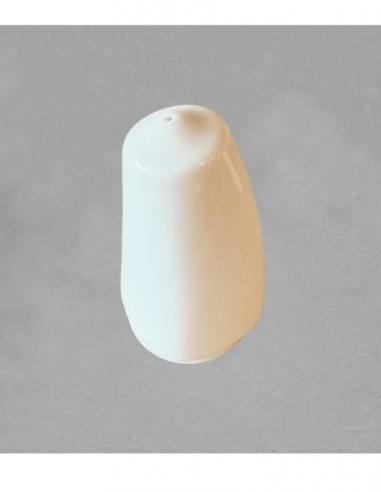 Poivrière Dakar en porcelaine blanche