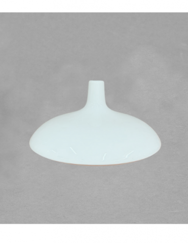 Cloche 14 cm en porcelaine blanche de Limoges