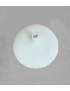 Cloche 14 cm en porcelaine blanche de Limoges 2
