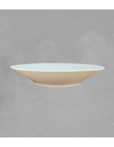 Assiette creuse Sybarite 27 cm en porcelaine blanche