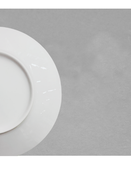 Assiette creuse Sybarite 27 cm en porcelaine blanche