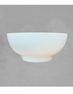 Saladier IK en porcelain blanche