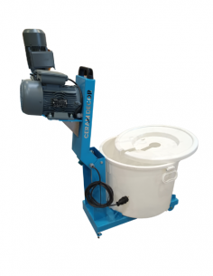 Mélangeur émail ou barbotine sur roulettes 75L 2