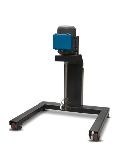 Mini mélangeur pour émail ou barbotine sur roulettes 75L