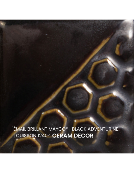 Email brillant Black Adventurine EL137 | MAYCO