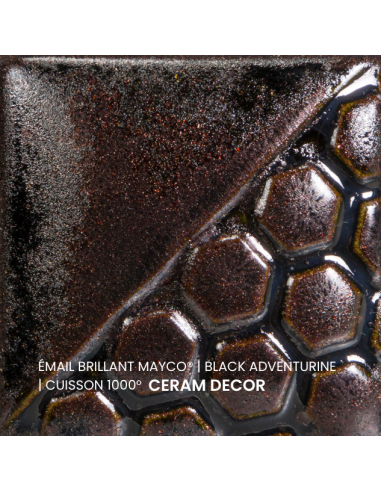 Email brillant Black Adventurine EL137 | MAYCO