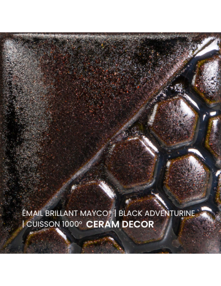 Email brillant Black Adventurine EL137 | MAYCO