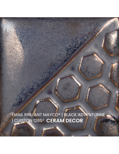 Email brillant Black Adventurine EL137 | MAYCO