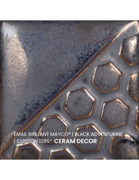 Email brillant Black Adventurine EL137 | MAYCO