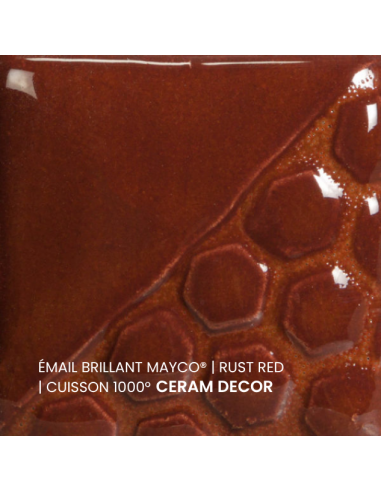 Email brillant Rust Red EL132 | MAYCO