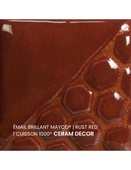 Email brillant Rust Red EL132 | MAYCO