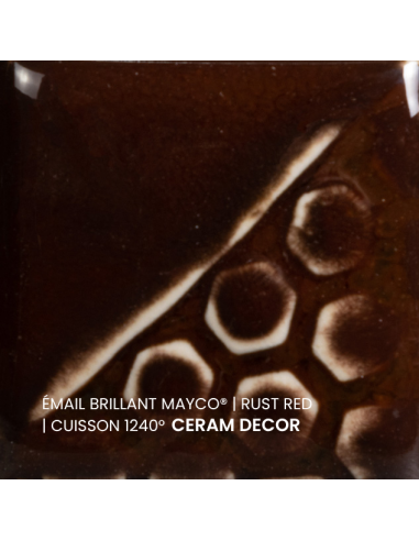 Email brillant Rust Red EL132 | MAYCO