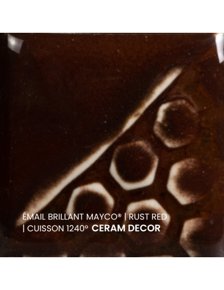 Email brillant Rust Red EL132 | MAYCO