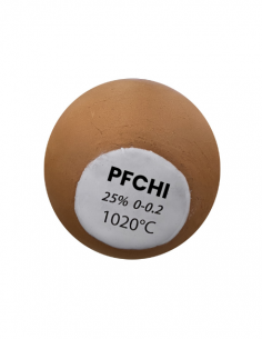 Faïence rouge à chamotte impalpable PFCHI I SIO-2 2