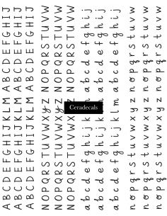 Chromo Handwritten Letters A4  | CERADECALS 2