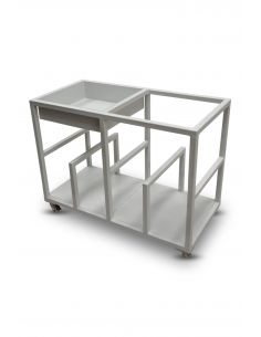 Chariot de rangement pour matériel réfractaire