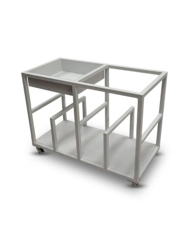 Chariot de rangement pour matériel réfractaire