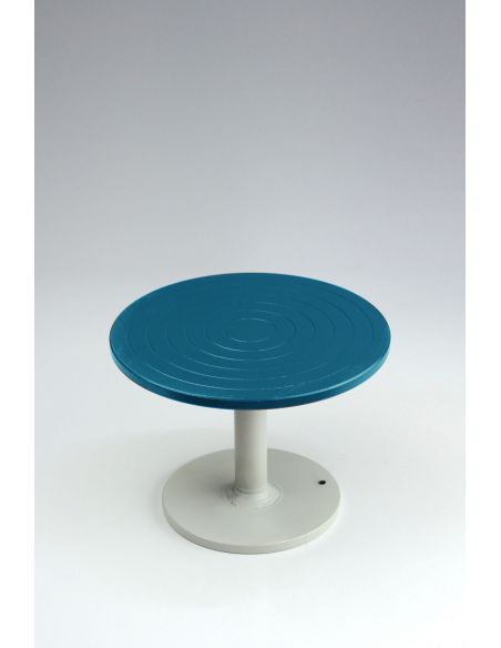 Tournette haute double diamètre 22/15cm Grise/bleue
