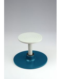 Tournette haute double diamètre 22/15cm Grise/bleue 2