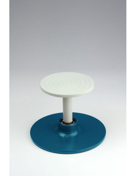 Tournette haute double diamètre 22/15cm Grise/bleue