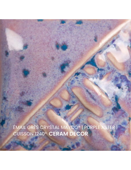 SW199 Email crystal PURPLE ASTER | MAYCO