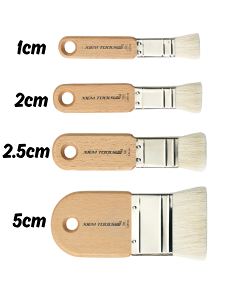 SERIE BROSSE EN POIL DE CHEVRE