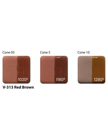 Engobe V313 Red brown I AMACO