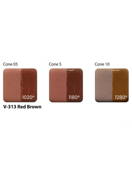 Engobe V313 Red brown I AMACO