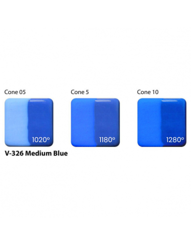 Engobe V326 Medium blue I AMACO