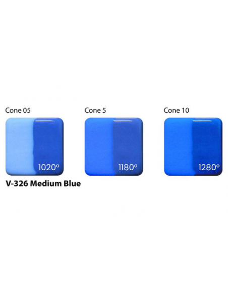 Engobe V326 Medium blue I AMACO