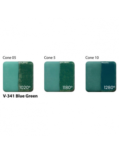 Engobe V341 Blue green I AMACO